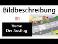 B1-Bildbeschreibung: Bildaufbau (Der Ausflug)