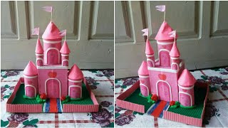DIY || Princess Castle || Castle making with extra boxes & tissue roll ||
