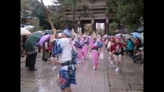 ①東大寺大仏殿・奉納阿波踊り（南大阪連・大仏連・にしき連合同）