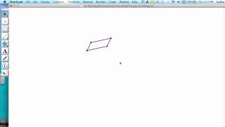 Constructing Parallelogram Geometers Sketchpad Compass Straightedge
