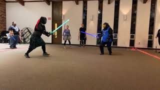 Lightsaber real fight commentary (Saber Legion)