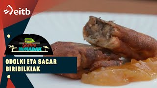 GASTRONOMADAK ERREZETA: Odolki eta sagar biribilkiak