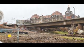 Carola Brücke Dresden Baustraße Neutstäder Ufer