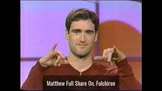 Chuck Woolery introduces Matt Fulchiron