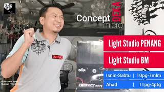 DEKA Concept Micro | 20inch Dc motor with 3 colour LED Light for low ceiling house