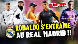 🚨​ Real Madrid : Cristiano Ronaldo DE RETOUR au centre d'entraînement du Real Madrid ! (Valdebebas)