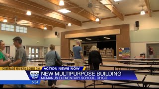 McManus Elementary school debuts new multipurpose room