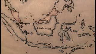 Drawing a detailed map of Indonesia (PART 1)