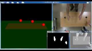Hands detection with OpenCV, Kinect SDK & OpenGL