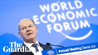 Olaf Scholz and Volodymyr Zelenskyy address World Economic Forum – watch live