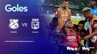 Medellín vs. Nacional (goles) | Liga BetPlay Dimayor 2023-2 | Cuadrangulares - Fecha 2