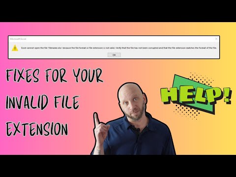 Excel не может открыть файл, поскольку расширение недействительно. Решения, которые НУЖНО попробовать