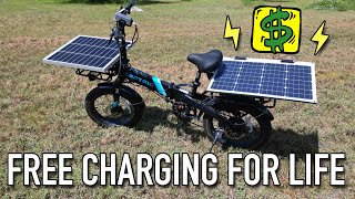 Easy DIY solar charging electric bike guide