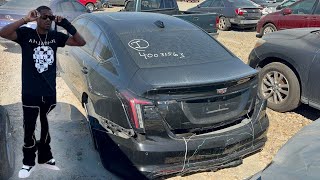 WRECKED CADILLAC CT5 BLACKWING NOW THE CHEAPEST ONE YOU CAN BUY AT THE INSURANCE AUCTION