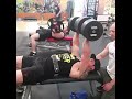 54kg dumbbell chest press