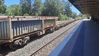 Loaded Aurizon ore train through Muswellbrook destination Carrington 15/02/25