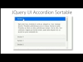 JQuery UI Accordion Sortable - Sort By Dragging