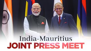 LIVE: PM Modi and PM Ramgoolam at the joint press meet in Mauritius