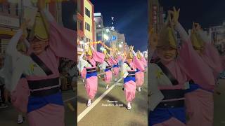 【迫る踊り子！迫るお囃子！】ささ連 #japan #祭り #阿波おどり #dance #carnival