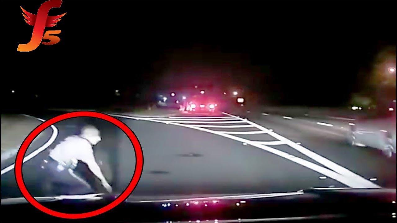 Top 5 Scariest Things Caught On Police Dashcam - YouTube