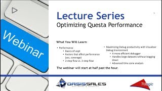 Optimizing Questa Performance Webinar