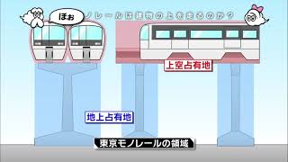 2010年10月21日 空から日本を見てみよう 東京モノレール なぜモノレールは建物の上を走るのか？