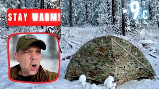 Best Four Season Tent - LiteFighter 1 Tent with Cold Weather Kit