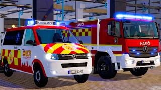 Emergency Call 112 - Prague Airport Firefighters on Duty! 4K