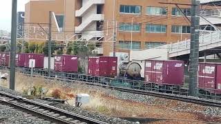 EF210 317号機牽引熊本発東京タ行1070レ神宮前通過＆名鉄2200系2202F一部特別車特急岐阜行神宮前2番線到着