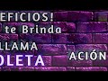 7 poderosos beneficios que te brinda la llama violeta✝️ gracias sagrada alquimia milagrosa de dios