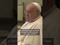 “jesus entra em contato direto com quem vive a deficiência” papafrancisco shorts