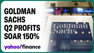 Goldman Sachs Q2 earnings tops estimates with profits soaring 150%