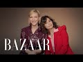 Cate Blanchett & Gina Gershon Test How Well They Know Each Other | All About Me | Harper's BAZAAR