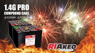 USA 1.4G PRO CAKE ASSORTMENT 101 SHOTS JLP2350H JLP2351H | RIAKEO FIREWORKS