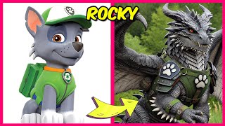 Paw Patrol Movie Characters As Dinosaurs🦖🐶 + Their Favorite Drinks, Movies \u0026 More! | Chase, Rocky