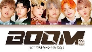 NCT DREAM (엔시티 드림) 'BOOM' (Color Coded Lyrics Eng/Rom/Han/가사)