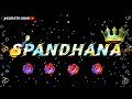 New Trending Name Art Videos -SPANDHANA-Name Designed  All Names Akarath Mahi | akarathmahi