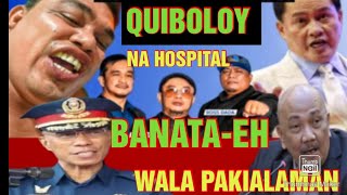 QUIBOLOY NASA HOSPITAL?MAY SAKIT OR DRAMA!? DAHIL BA TALO LAGI SA MGA MOTIONS SA KASO..