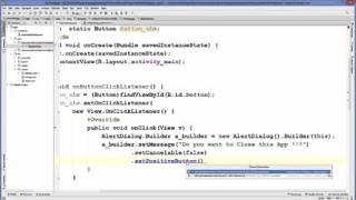 Android Tutorial for Beginners 12 # Android Alert Dialog Example