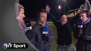 Fan GATECRASHES broadcast: Darrell Currie is unflappable | BT Sport Scottish Football