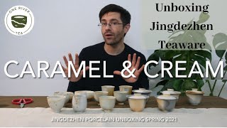 CARAMEL \u0026 CREAM: Unboxing Jingdezhen Porcelain Tea Cups