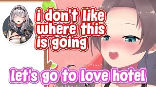 Drunk Matsuri asks Danchou to go to love hotel with her [Hololive ENG Sub - Shirogane Noel]