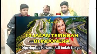 10 Jalan Terindah di Indonesia  Diperingkat Pertama Asli Indah Banget  | Pakistani Reaksi | D-R-RUE