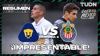 Resumen | Pumas vs Chivas | Grita México BBVA AP2021 - J8 | TUDN