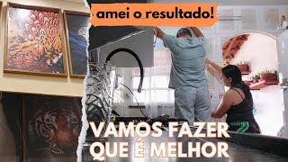 SIMPLES E DEU UM CHARME NA JANELA | VAMOS FAZER OS QUADROS DEPOIS DE VER OS PREÇOS