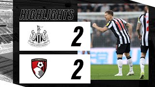 Newcastle United 2 AFC Bournemouth 2 | Premier League Highlights