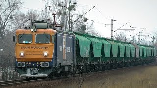 Trains at Dunakeszi-Gyártelep, Hungary on the 25th of January 2019 / Vonatok Dunakeszi-Gyártelepen