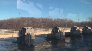 MONTREAL COMMUTER TRAIN RIDE ON DEUX-MONTAGNES LINE