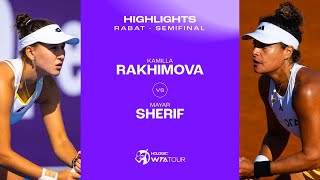 Kamilla Rakhimova vs. Mayar Sherif | 2024 Rabat Semifinal | WTA Match Highlights