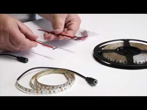 How to cut, connect & power LED Strip Lighting How to cut, connect & power LED Strip Lighting